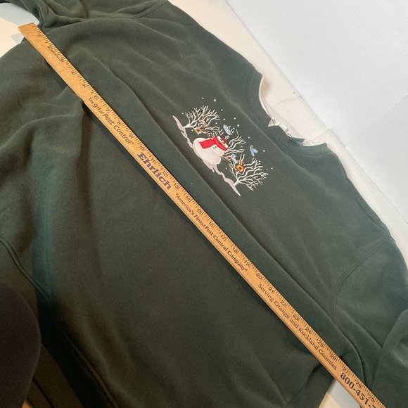 Hasting & Smith Christmas Holiday Snowman Fleece Sweatshirt - Picture 6 of 6